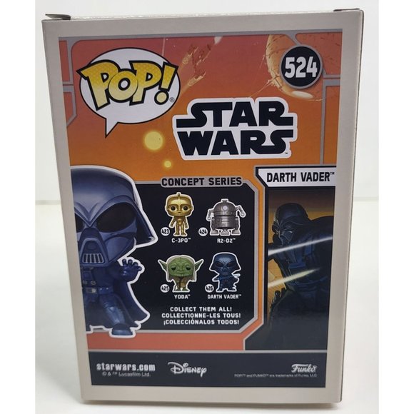 Funko POP! Star Wars Concept Series Darth Vader #524 Disney Exclusive - Picture 6 of 7